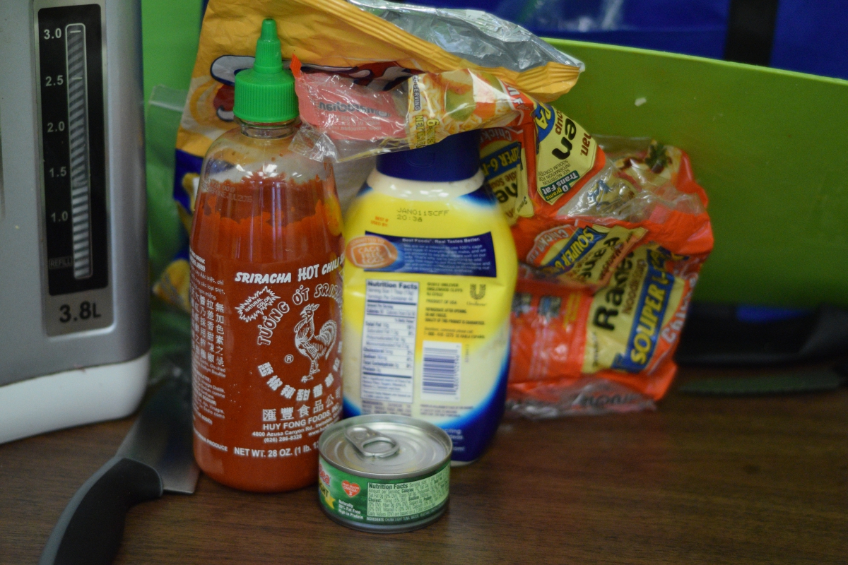 Some of the ingredients from the cook-off. Photo by Kiwi Illafonte.