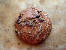 Image of round of homemade bread